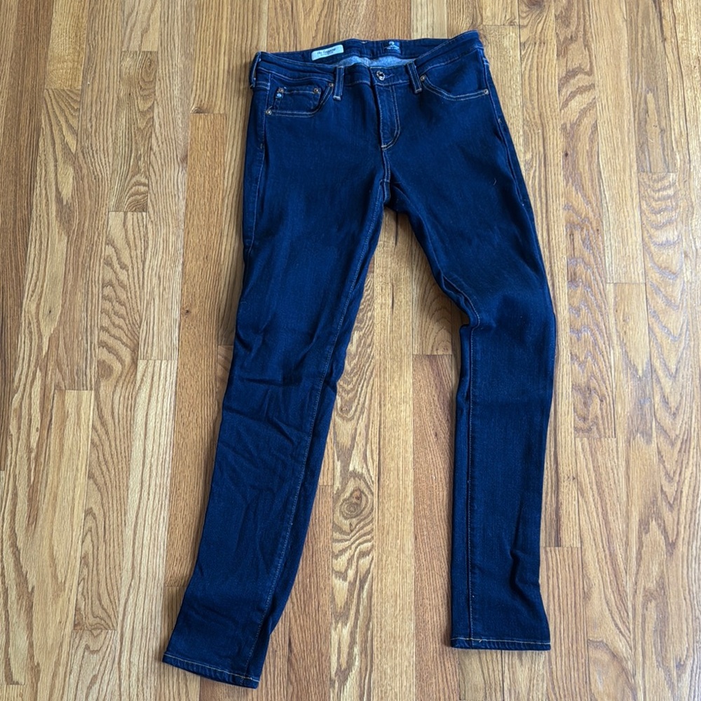 Women’s AG Dark Blue Skinny Jeans